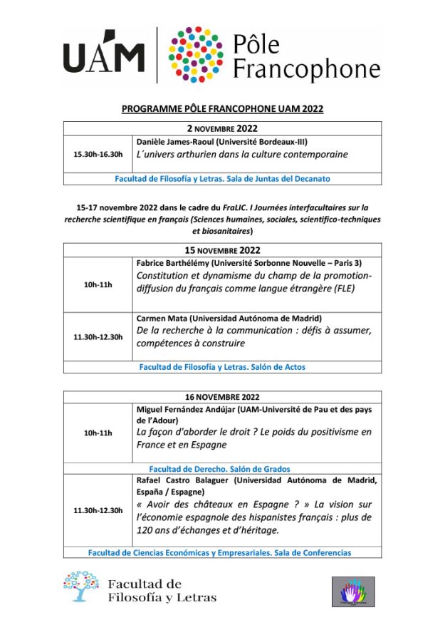 programme P+¦le Francophone UAM 20221024_1